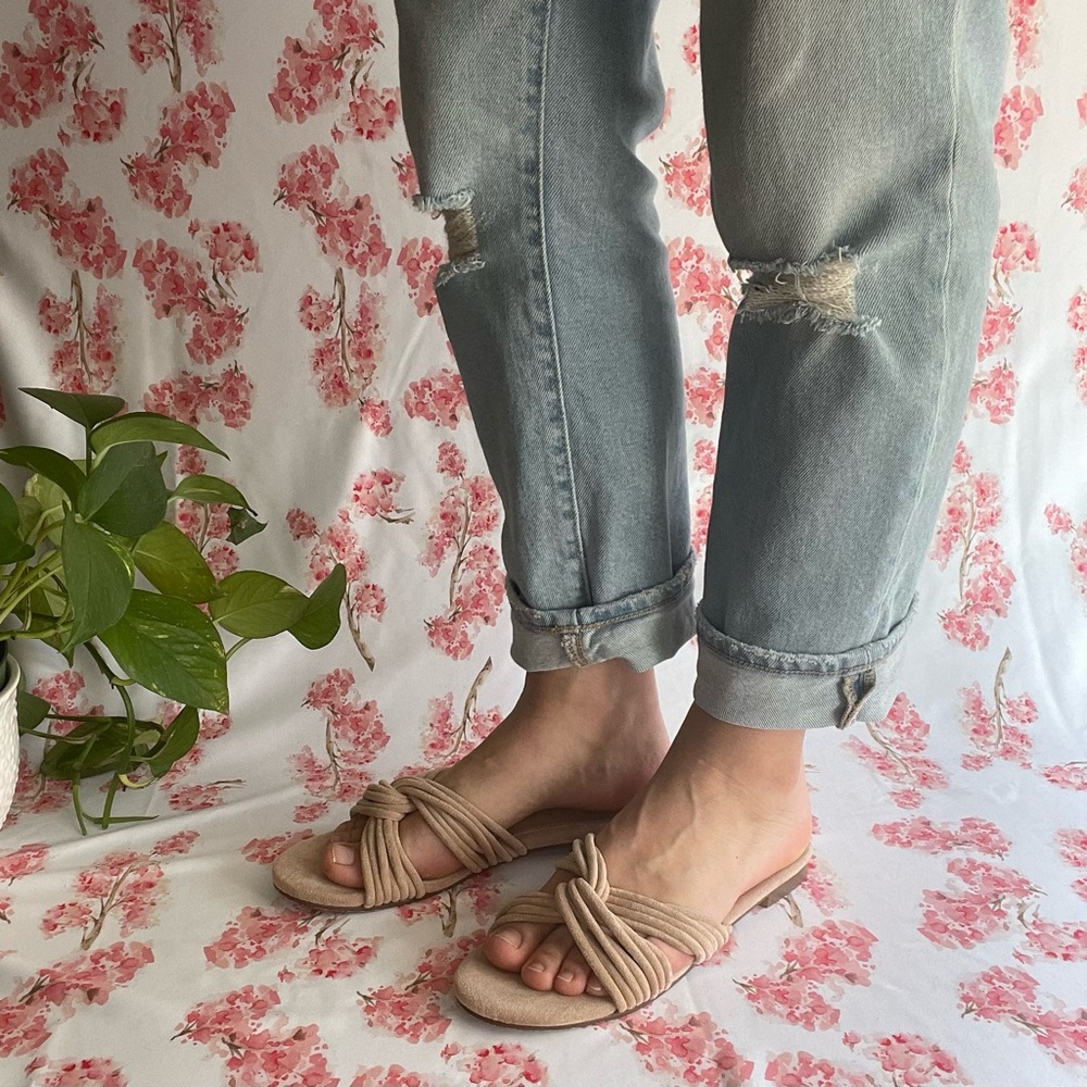 Tan sandals